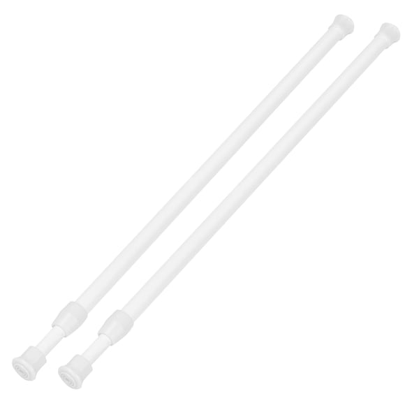 Barra de cortina Tension Ginbel Direct, 2 unidades, 40-70 cm, color blanco