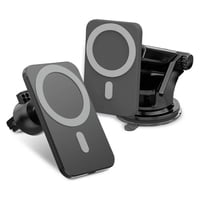 Genérica - Cargador Y Soporte Inalambrico Compatible Iphone Magsafe Para Auto