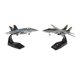 thumbnail image 3 of 2pcs 1: 100 F / A-18 Strike Helicopter + F-14 Diecast Army Model & Stand Decor, 3 of 7