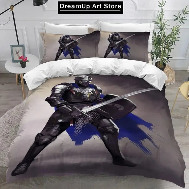 Holy Knights Bedding Set Cute Quilt Cover Bed Cover With Pillowcase Boys Adult Home Textile