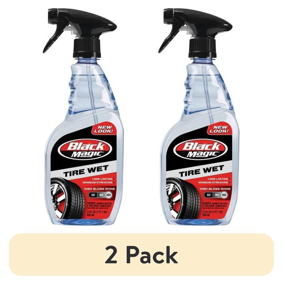 Brillador Black Magic Tire Wet 680 ml de Larga Duración