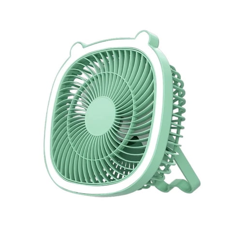 Genérico - Ventilador Camping Recargable Portatil Led Mano Rondon