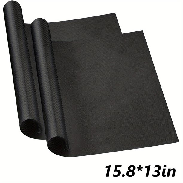Keep Your Oven Spotless with 2pcs Non-Stick Reusable Oven Liners for Electric, Gas, Toaster Ovens, and Grills - Oven Parts & Accessories