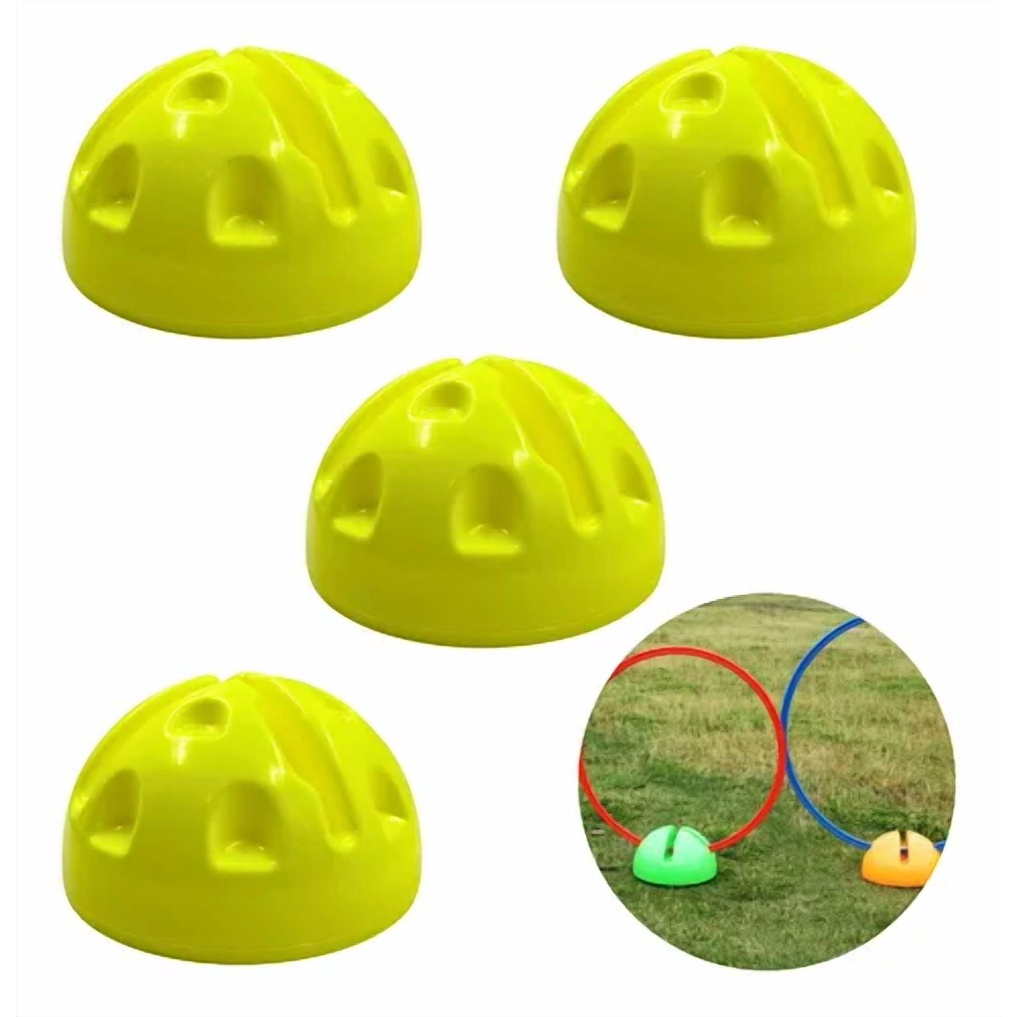 Linea Sport - Pack X4 Bases Para Bastones Pole Slalom