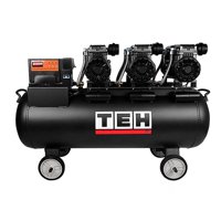 Tehtools - Compresor De Aire 100 Litros Libre De Aceite 6 Hp