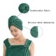 thumbnail image 4 of Toallas absorbentes de secado rápido para el cabello: paquete de 3 para mujeres con cabello rizado, largo, húmedo y grueso., 4 of 5