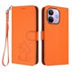 thumbnail image 1 of Funda de Gato tipo Libro para Xiaomi Redmi Note 17 Pro 5G, Naranja, 1 of 6