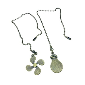 Ioensy - Adornos De Cadena De Tracción Para Ventilador De Techo Cadena De Extensión De Ventilador Para Lámpara Ventilador De Techo Estilo A