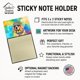 thumbnail image 3 of Soporte para notas adhesivas Caroline's Treasures Golden Retriever, 3 of 7