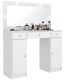 thumbnail image 1 of Tocador Paridis 2 Puertas 3 Cajones Blanco, 1 of 8