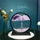 thumbnail image 1 of 1pc Moving Sand Art Picture Round/Rectangular Glass 3D Deep Sea Sandscape In Motion Display Flowing Sand Frame Relaxing Desktop Home Office Work Decor, 1 of 5