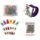 thumbnail image 1 of Kit de costura XWCSEWING de 100 piezas con clips plásticos y alfileres, 1 of 2