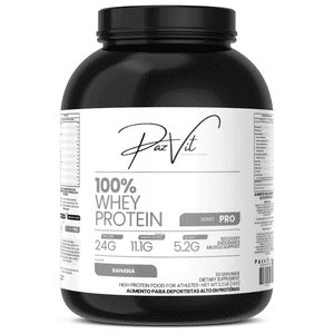 Proteína 100% Whey Protein Banana 1Kg Pazvit