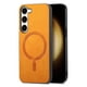 thumbnail image 1 of Magnetic Slim Case for Samsung Galaxy S23 Plus with Camera Guard & Anti-Scratch Back Yellow, 1 of 6
