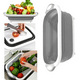 thumbnail image 3 of Compre Já Fácil escurridor de silicona multiusos para cocina y tabla de cortar color gris, 3 of 3