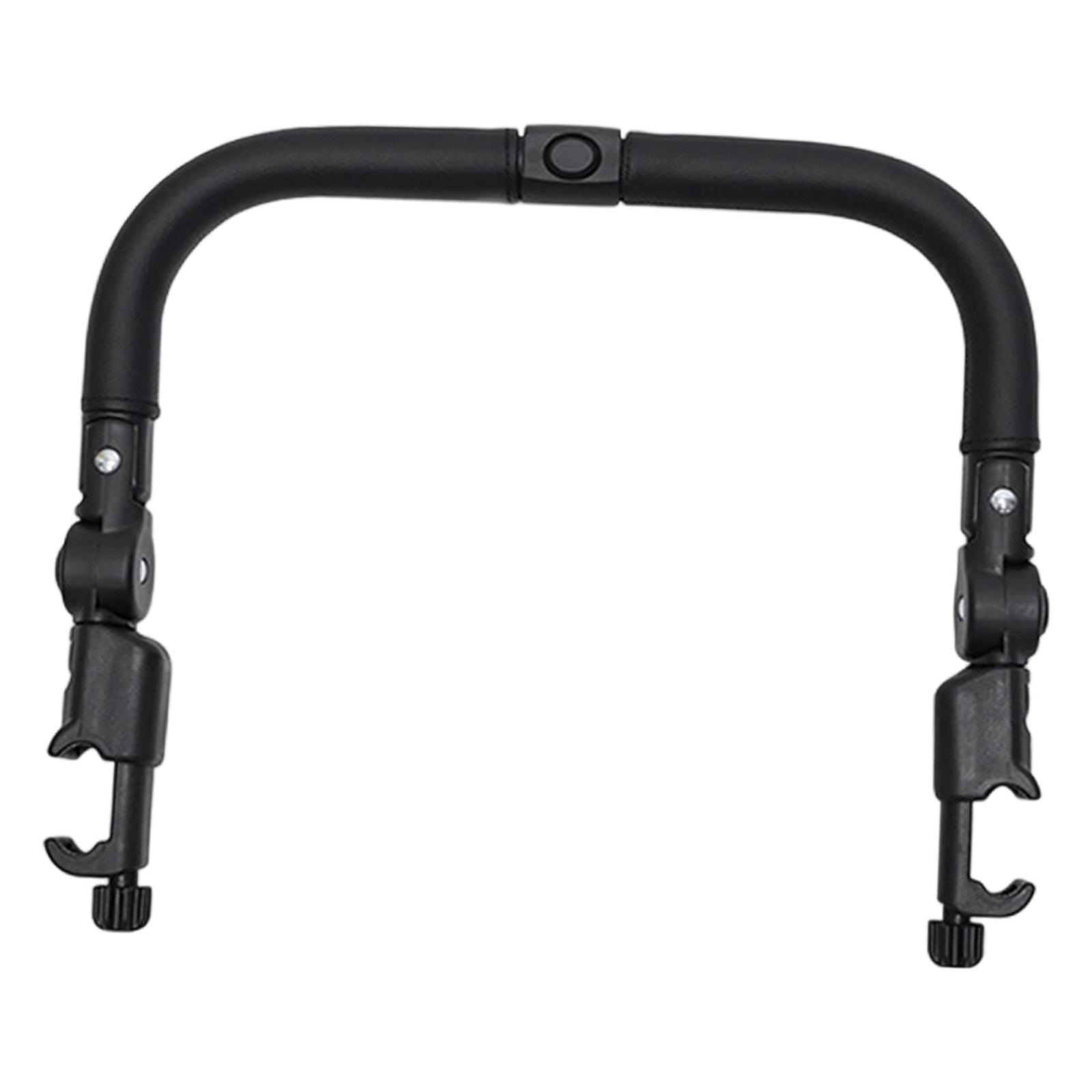 Magideal - Barra De Apoyo Delantera Para Carrito De Bebé, Reposabrazos Ajustable Multiposición, Asa Universal Para Carrito De Bebé, Soporte Para Carrito De Bebé