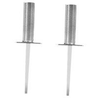 Magideal - 2X Estacas De Fútbol Para Terreno De Juego De Estacas De Esquina De Bandera, Estacas De Fijación Para Mástil De Bandera, Usos Múltiples Prácticos Para