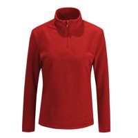 Andesland - Polera Ii Capa Micropolar Liso Medio Cierre Mujer