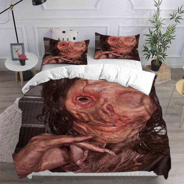 Terrifier 3 (2024) Bedding Sets Bed Cover Comforter Duvet Cover Pillow Case 2-3 Pieces Sets Horror Christmas Decoration