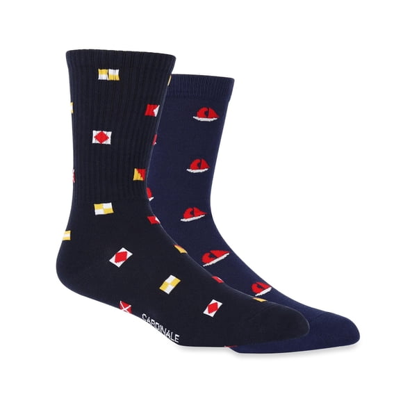 Pack 2 Pares Calcetines Hombre Algodón 1314-Flag Az/Sail Az