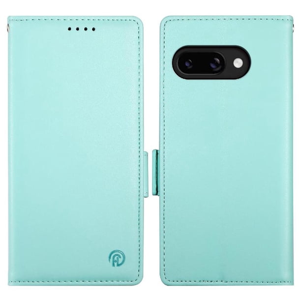 Funda Cartera Magnética con Tarjetas y Soporte para Google Pixel 9A Verde