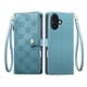 thumbnail image 1 of Funda Billetera con Cierre para [iphone 16] con Tarjetero, Soporte y Correa de ManoAzul, 1 of 5