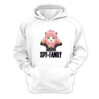Genérico - Polerón Canguro Spy X Family Blanco Talla Xs Unisex