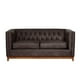 thumbnail image 3 of Sofa Roma 2C Cuero Colorado Marron, 3 of 5