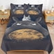thumbnail image 1 of x411 My Neighbor Totoro Bed Duvet Cover Microfiber Bedding Sets 3D Printed Lightweight 3 Piece Comforter Sets, 1 Duvet Cover And 2 Pillow Shams for Kids Boys Girls 90"x90" jn411, 1 of 5