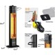 thumbnail image 5 of Calentador Eléctrico para Patio VAGKRI 1500W 91 cm Infrarrojo, Resistente al Agua, 5 of 9