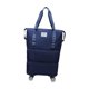 thumbnail image 4 of Bolsa De Lona Con Ruedas Para Ropa, Bolso De Mano Con Ruedas Para Exteriores, Deportes, Fitness, Azul Oscuro, 4 of 5
