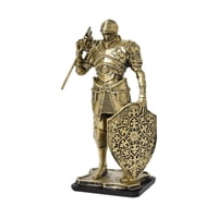 Bothyi - Estatua De Caballero, Regalo Coleccionable, Figura De Caballero Para Estantería, Escritorio, Dormitorio, Oro
