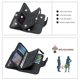 thumbnail image 4 of Billetera CLUCI de piel para mujer, triple con bloqueo RFID, color negro, 4 of 6