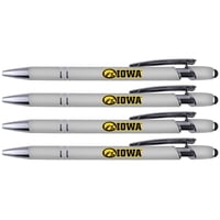 Greeting Pen - Bolígrafo Iowa Para Felicitación, Metal Con Revestimiento Suave Al Tacto, Paquete De 4 Unidades (403