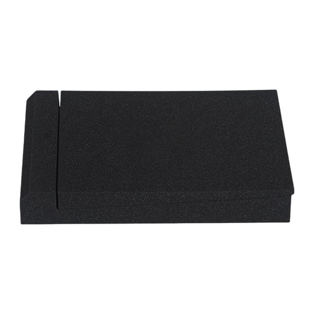 Almohadilla De Aislamiento Para Monitor De Estudio Inclinada Que Se Adapta A La Mayoría De Los Escritorios Almohadilla De Aislamiento Para Parlantes 16 X 22 X 4 Cm