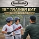 thumbnail image 4 of Bate de entrenamiento BamBooBat 18T juvenil de bambú de 45 cm, azul marino/rojo, 4 of 4