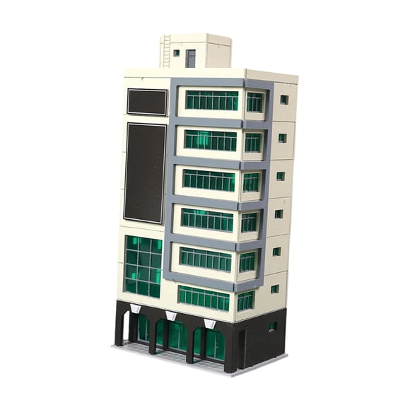 Modelo De Edificio Moderno Escala 1:150 N, Fácil Montaje, Mesa De Arena, Diorama, Amarillo Claro