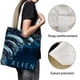 thumbnail image 3 of Alien Bolso de tela con estampado de lienzo para mujer, bolsa de compras reutilizable y estética, con cremallera interior, regalo para mujer,40*40cm., 3 of 6