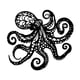 thumbnail image 5 of Arte De Pared De Pulpo De Metal, Decoración De Pared De Metal Para Dormitorio, Patio Y Jardín., 5 of 5