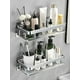 thumbnail image 4 of Set De Repisas De Baño Adhesivas - Organizador De Ducha X2 30cm Plateado. Incluye tornillos y adhesivo sin clavos. Dos métodos de instalación., 4 of 6