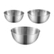 thumbnail image 1 of 3 Tazones De Acero Inoxidable Con Marcas De Medición Para Cocinar En La Cocina., 1 of 5