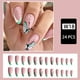 thumbnail image 1 of Butterfly Press On Nails Glue On Nails Elegant Fake Nails Acrylic Glossy Full Cover False Nails For Women, 1 of 2