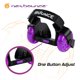 thumbnail image 3 of Patines Heel Wheel New Bounce Jet Wheelies para niños, color morado, 3 of 6