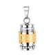 thumbnail image 5 of Budismo De Acero De Titanio Shurangama Mantra Colgantes Dijes Collar Dorado, 5 of 5