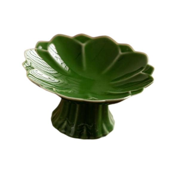 Cuenco De Cerámica Con Base Para Fruta, Pequeño Cuenco Decorativo Para Encimera Para Panes Y Aperitivos