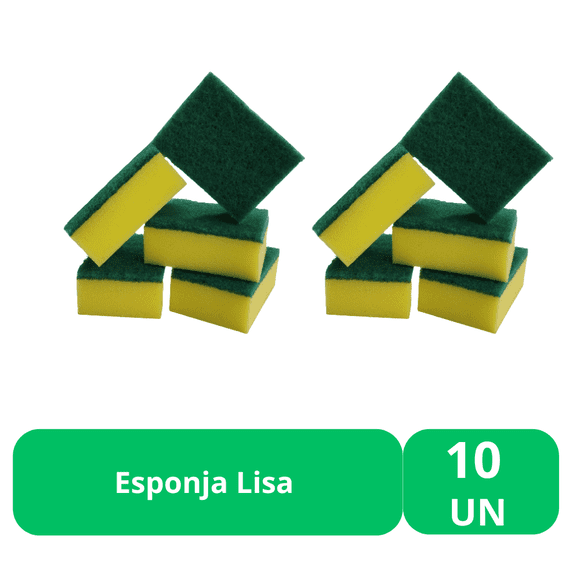 Esponja Lisa Pack 10 Unidades