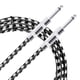 thumbnail image 3 of Cable De Guitarra 22AWG 6,35mm Enchufe Trenzado Para Consola Mezcladora De Bajos, 3 of 5