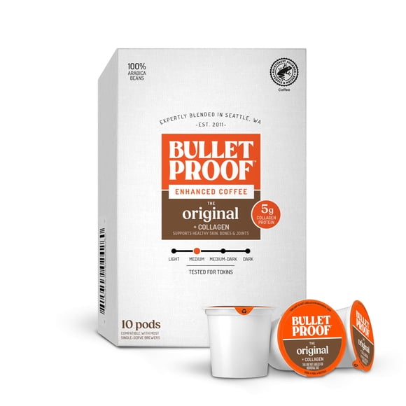 Cápsulas de Café Bulletproof The Original + Colágeno 10 Cápsulas