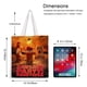 thumbnail image 5 of Sausage Party: Foodtopia Bolso de tela con estampado de lienzo para mujer, bolsa de compras reutilizable y estética, con cremallera interior, regalo para mujer,38*45cm., 5 of 6