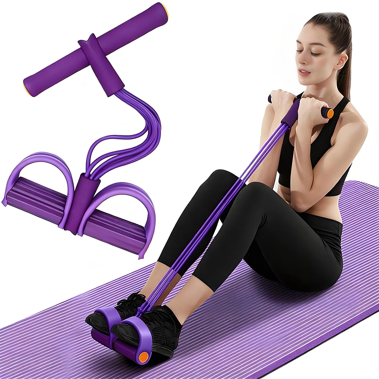 Banda Elástica Para Pedales De Yoga Tension Rope Agdzlgb De 6 Tubos